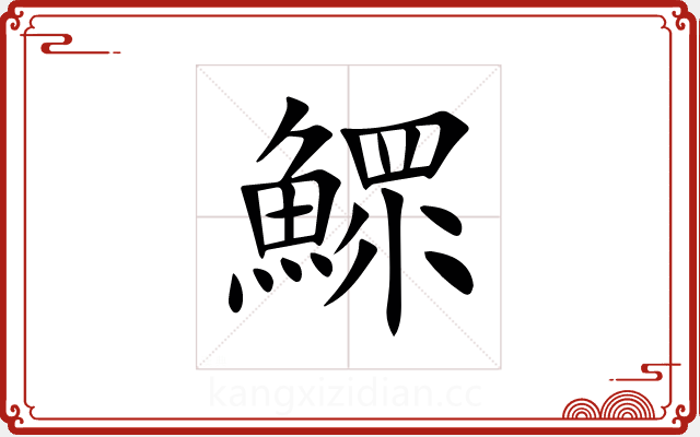 鰥 鰥